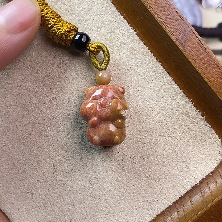 硅化玉吊坠(不含链)未镶嵌