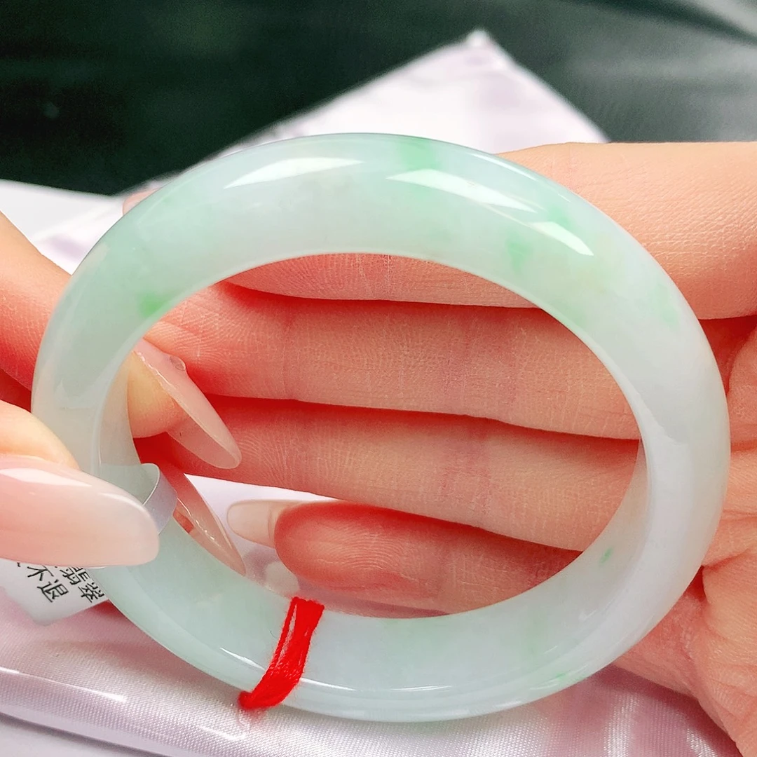 翡翠未镶嵌手镯缅甸天然a货翡翠手镯