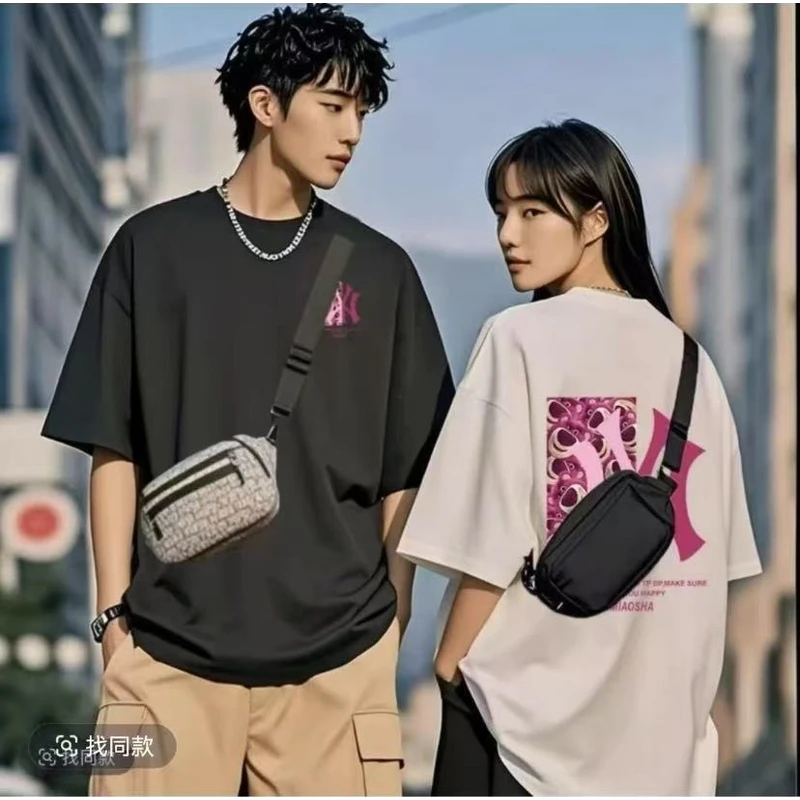 325重磅新疆长绒棉短袖圆领云柔水光T打底衫 男女纯棉T--28