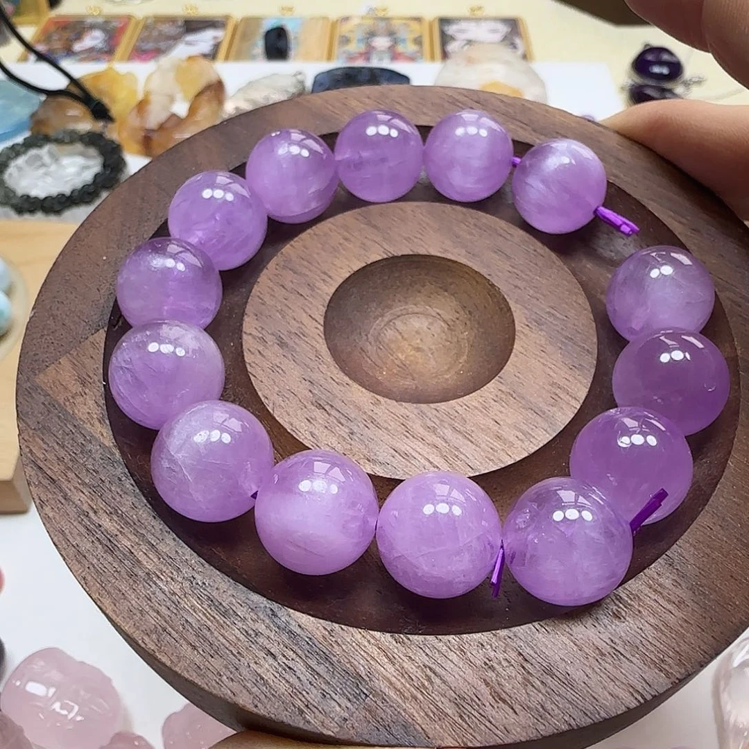 水晶手链未镶嵌宝**！紫锂辉