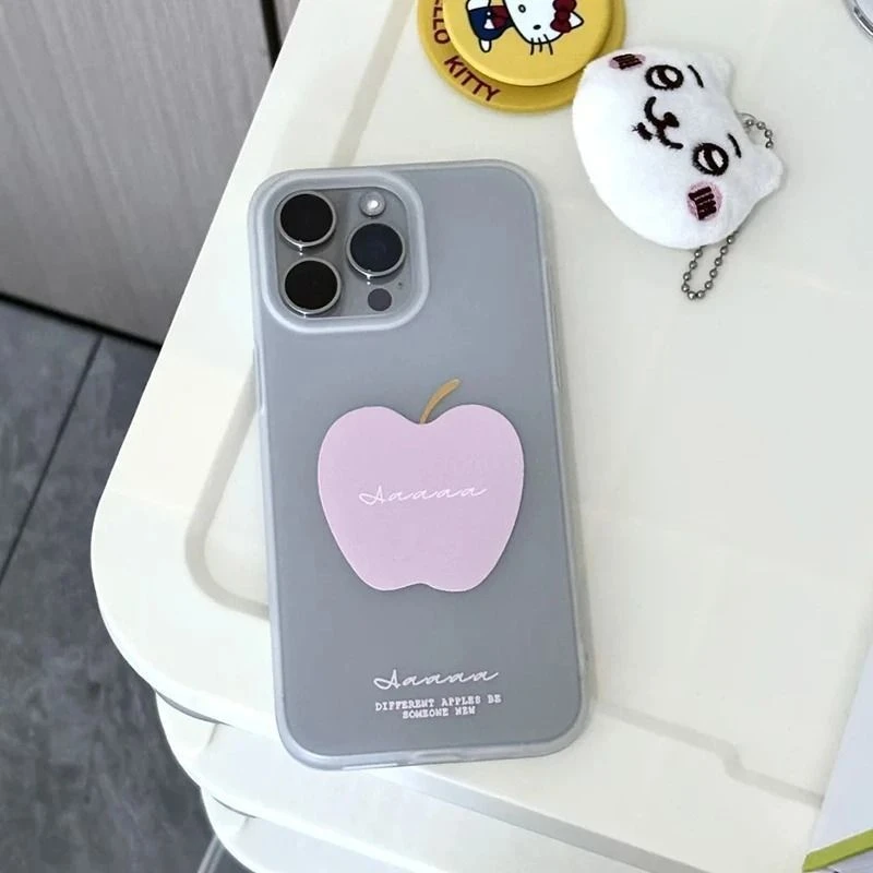 甜美粉苹果适用于苹果16PROMAX手机壳iPhone15潮牌14新款13软壳11