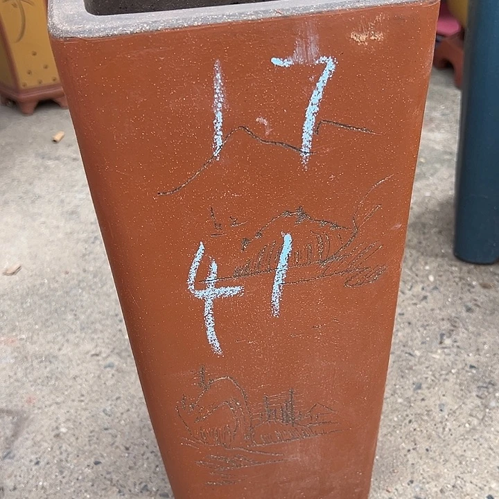 紫砂花盆透气花盆