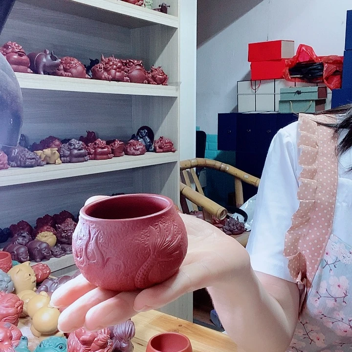 紫砂茶宠宜兴紫砂杯