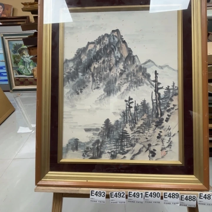 聊***尘版画中古物品不退换487