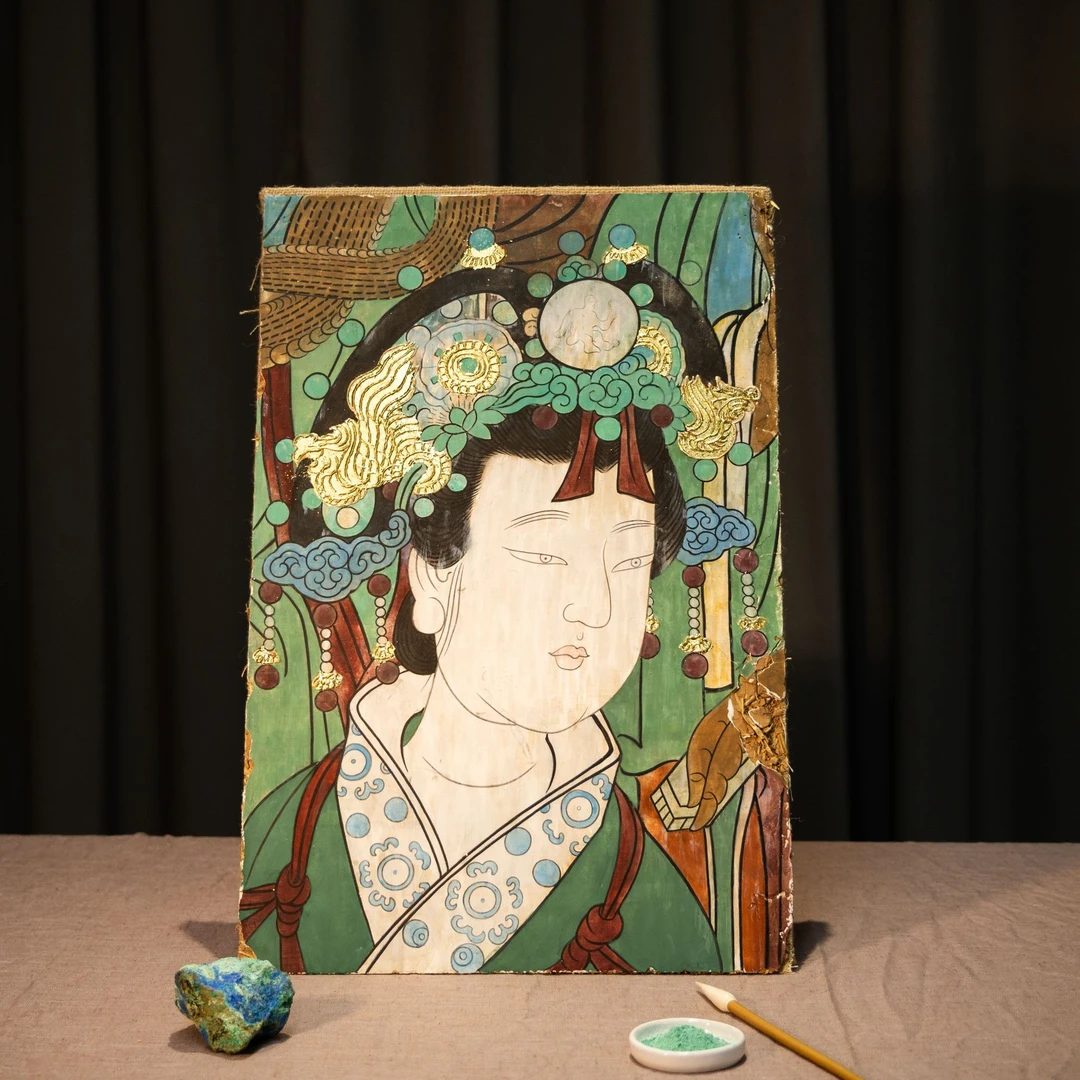 《永乐宫系列》传统壁画材料包  大师款40×60cm