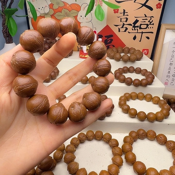 紫金鼠手串宇**凡1.8纯圆紫金鼠