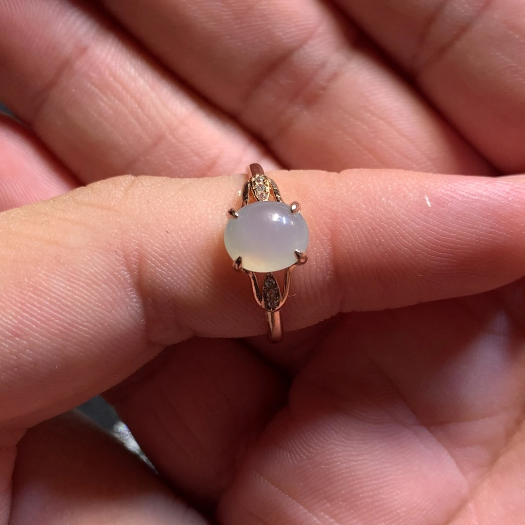 汪***蓝翡翠未镶嵌戒指翡翠戒指