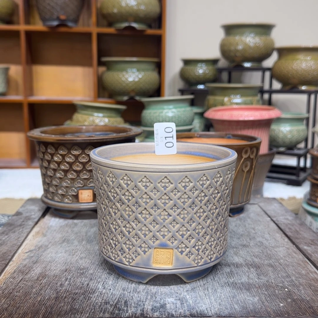 手工花盆 010 内口口径 10.5 cm