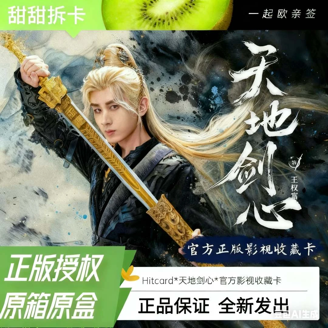 甜【推推/叠叠】Hitcard天地剑心官方影视收藏卡盲盒【默认代拆】