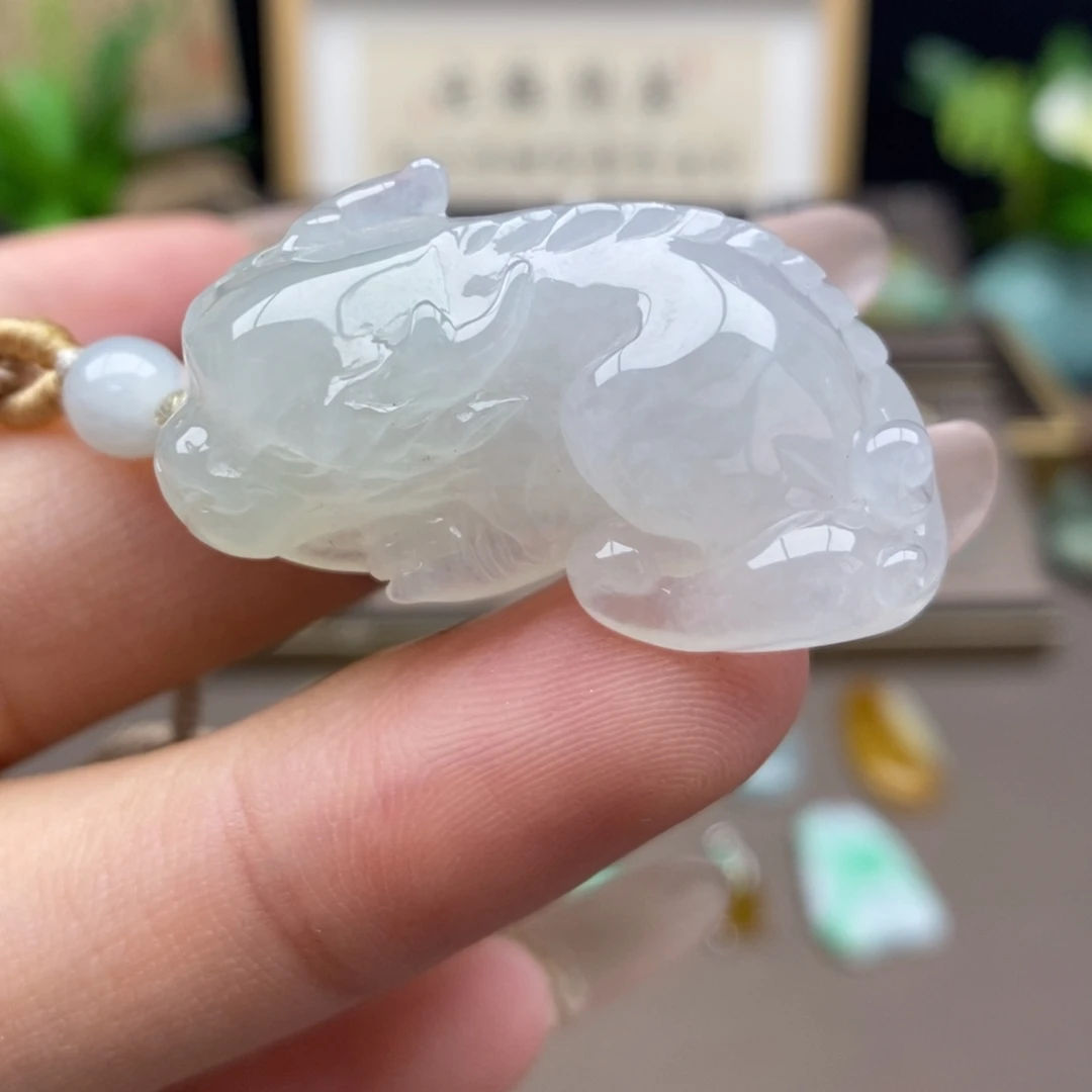 翡翠未镶嵌颈饰吊坠26