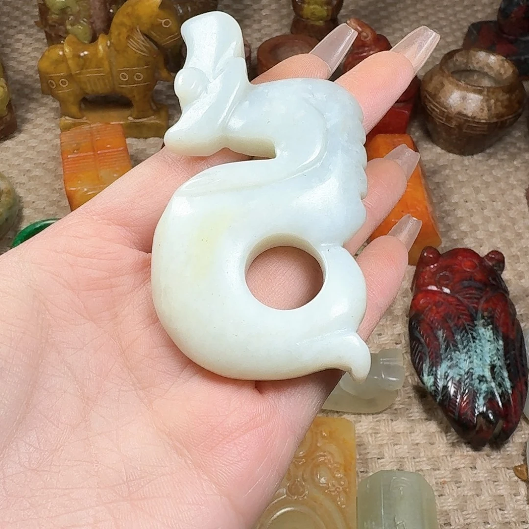 白玉菩提吊坠挂件