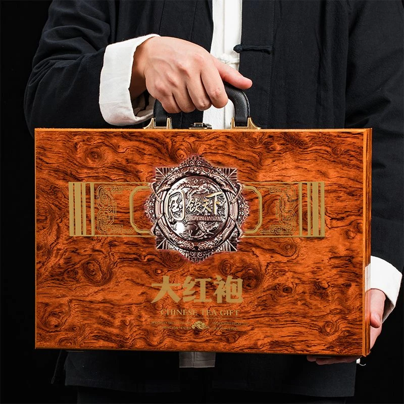 国饮天下亦壶香大红袍礼盒装250g乌龙茶2025新茶浓香型送礼上佳品