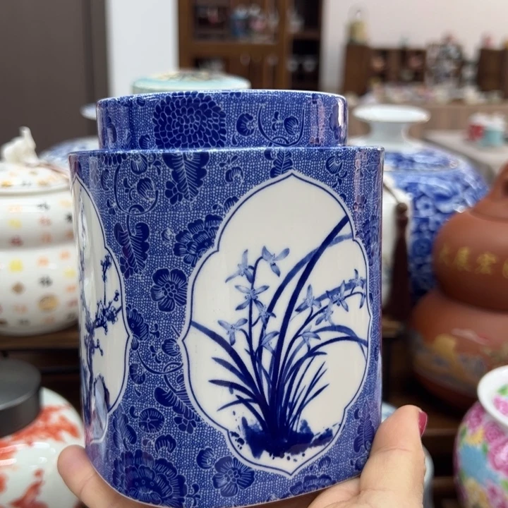 瓷片茶叶罐茶叶罐