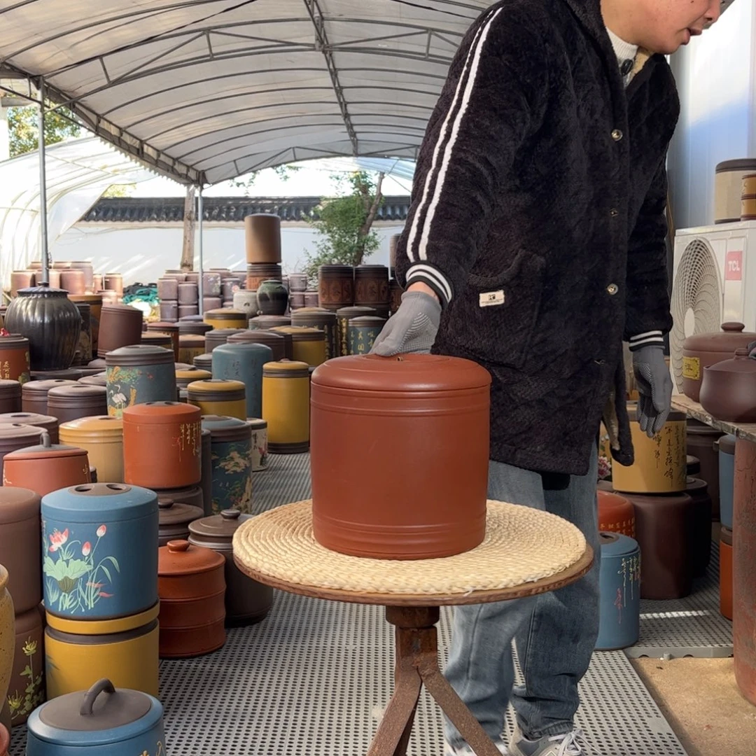 茶叶罐紫砂7 饼茶叶罐