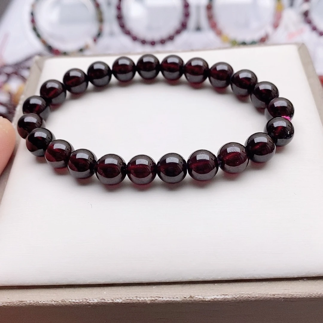 【闪购商品】石榴石手链未镶嵌8.0