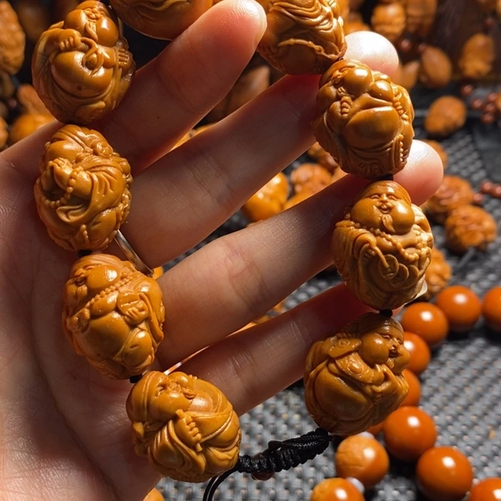 吊坠橄榄核瑞兽财神