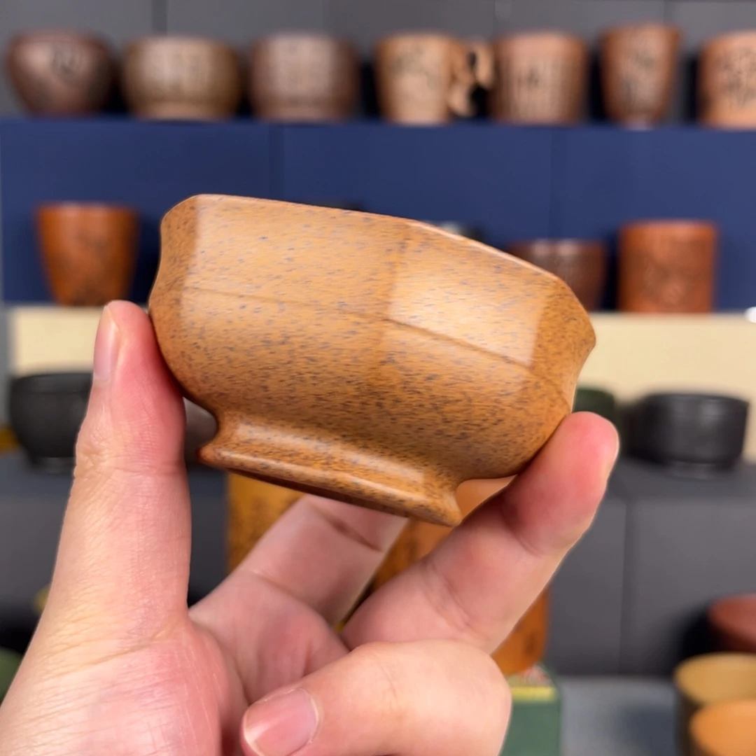 茶杯紫砂紫砂主人杯 手工制作