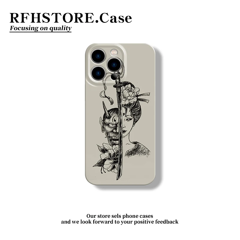 ZMGX色字头上一把刀适用iPhone16菲林手机壳华为P70vivo小米oppo