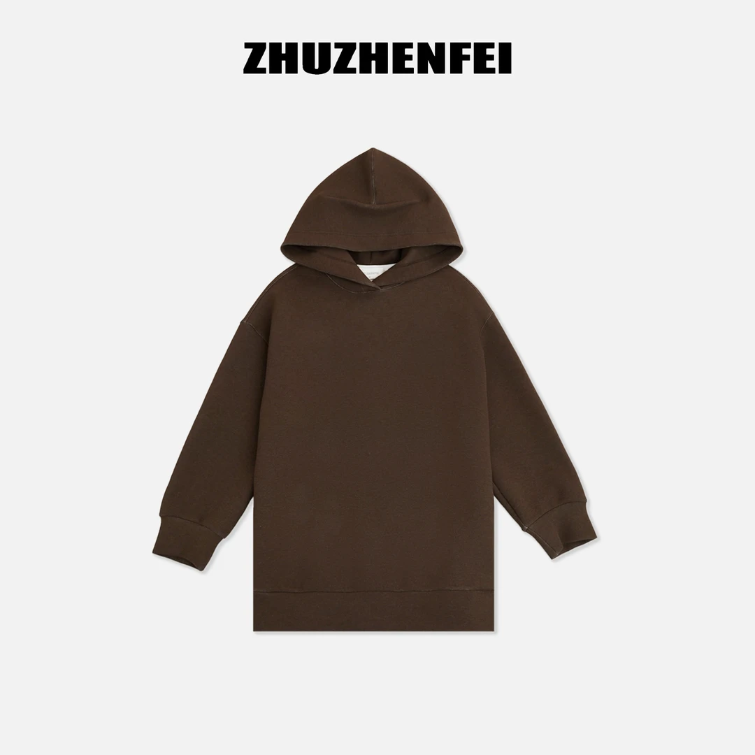 ZHUZHENFEI 秋冬新款时尚百搭休闲宽松连帽卫衣外套-Z354008