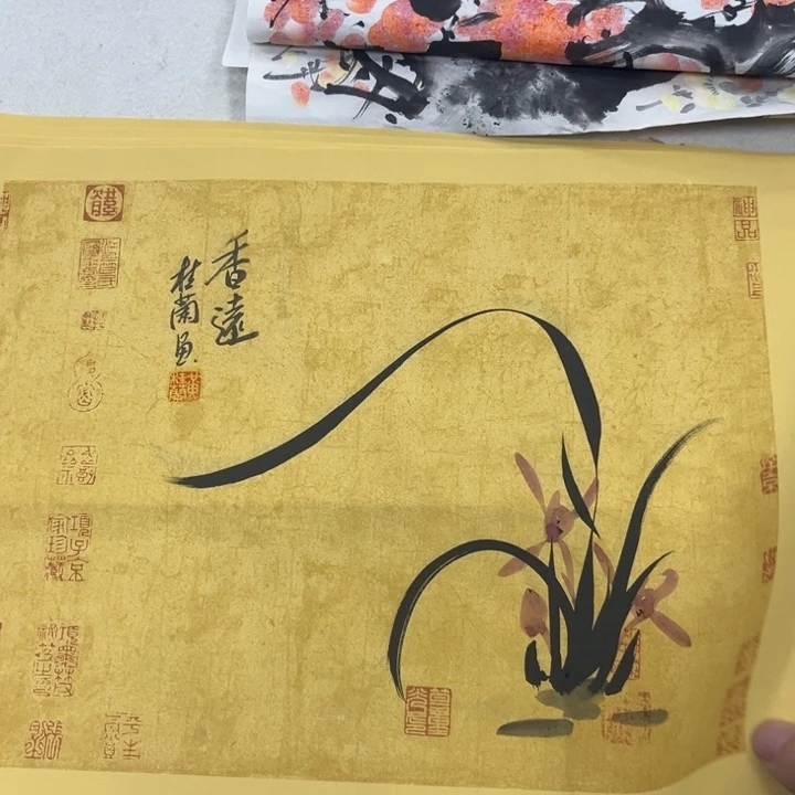 国画绘画手绘作品