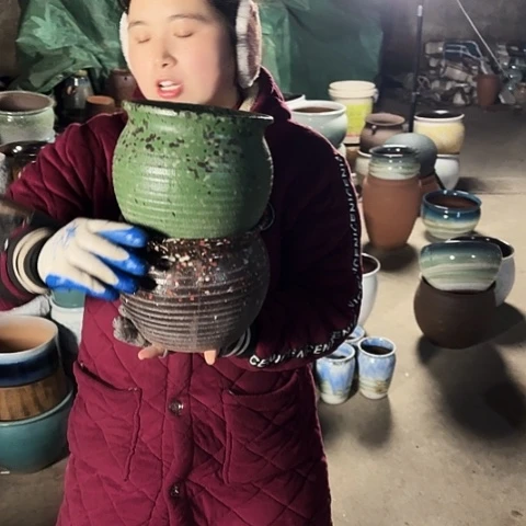 口18高16瑕疵盆子