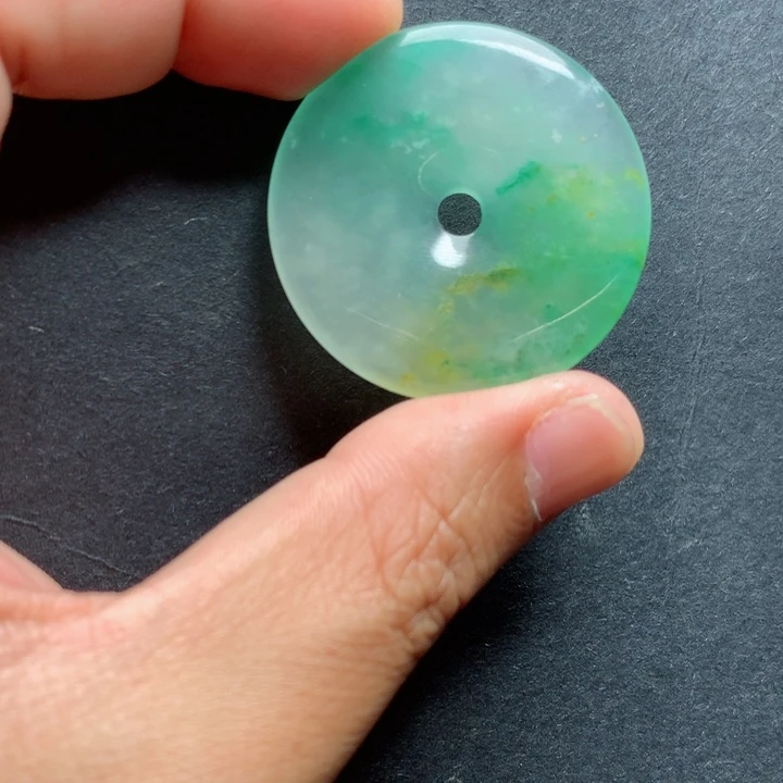 石英质玉未镶嵌吊坠(不含链)