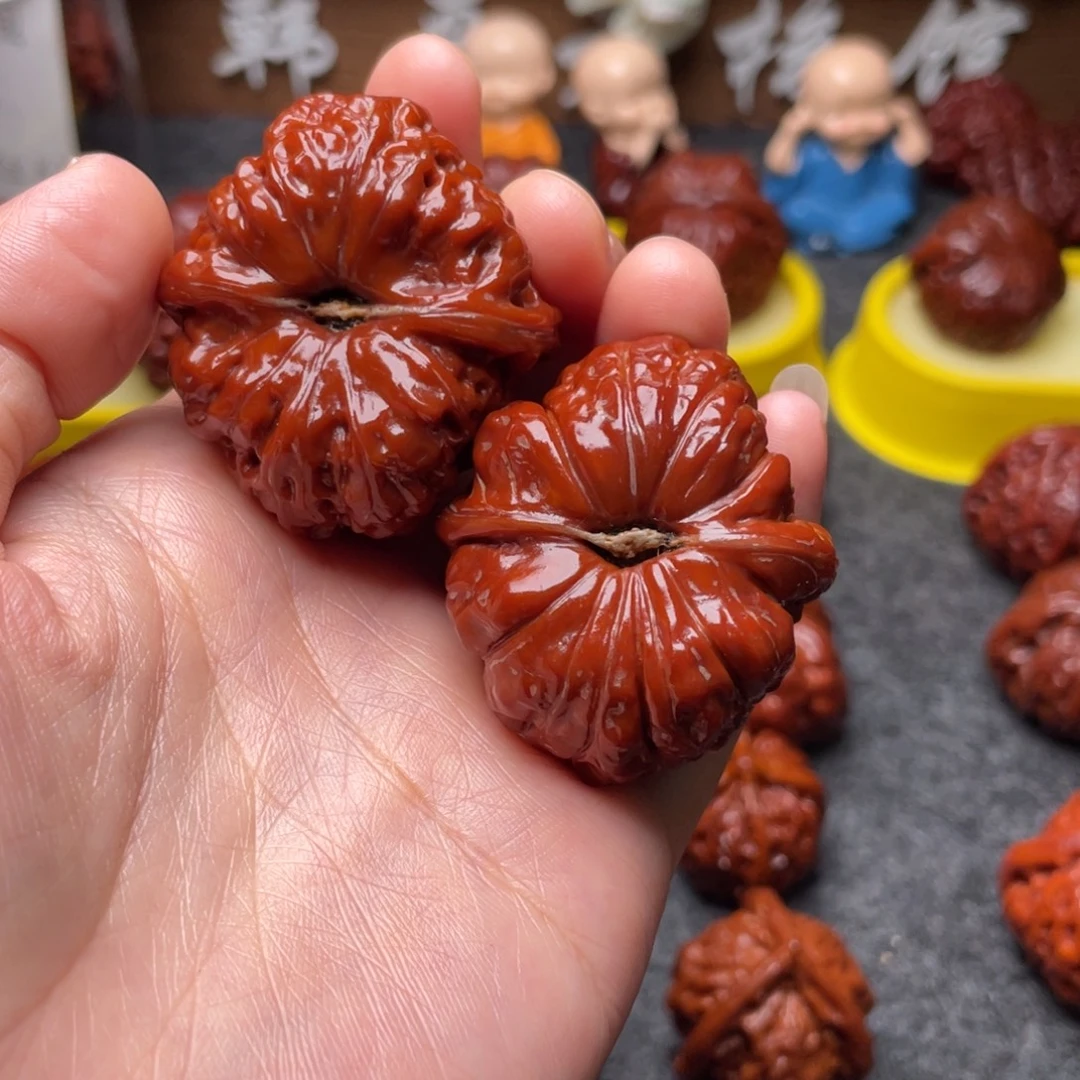 吊坠文玩核桃文玩核桃 手把件 南瓜墩 40