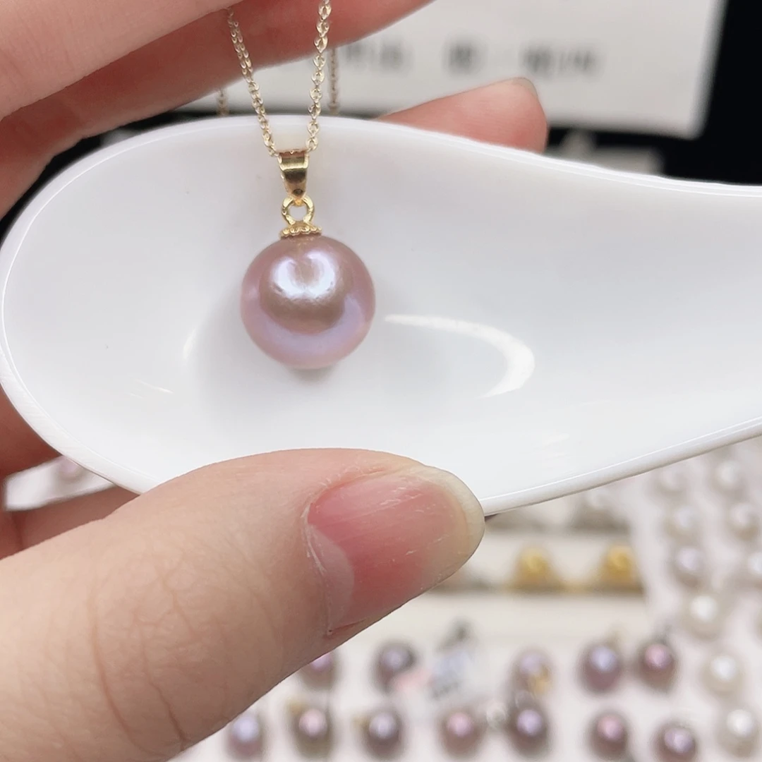 淡水珍珠吊坠(赠链)合金