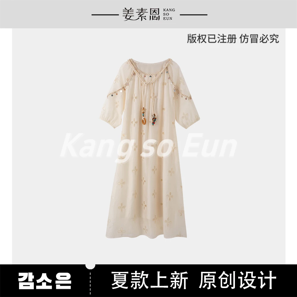 【小铃铛】【玛丽公主】气质时尚设计感新款休闲连衣裙WG25XT912
