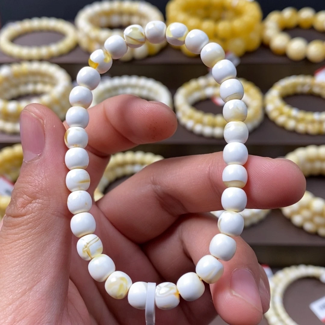 蜜蜡珠宝奇石未镶嵌6.5mm