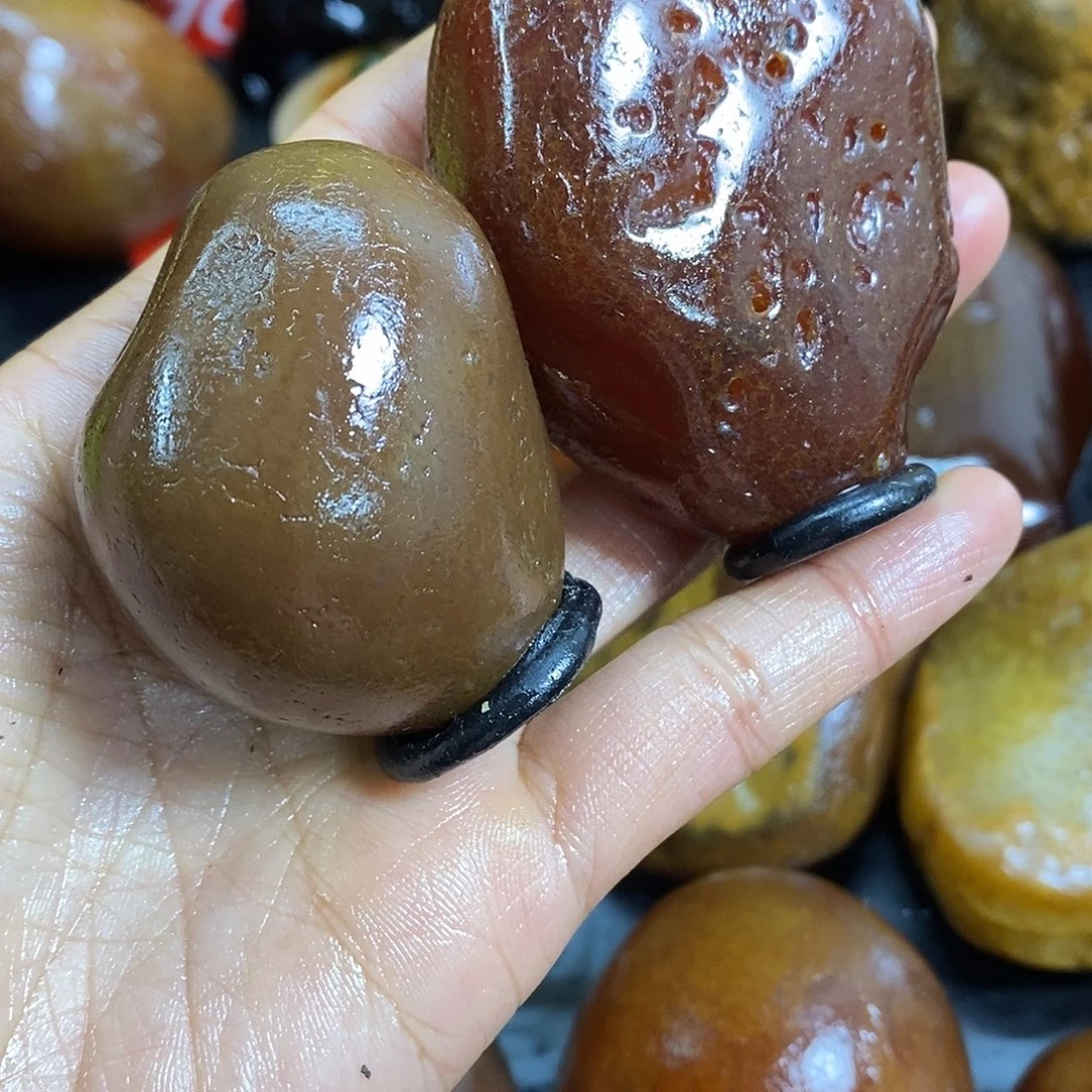 玛瑙/玉髓未镶嵌手把件