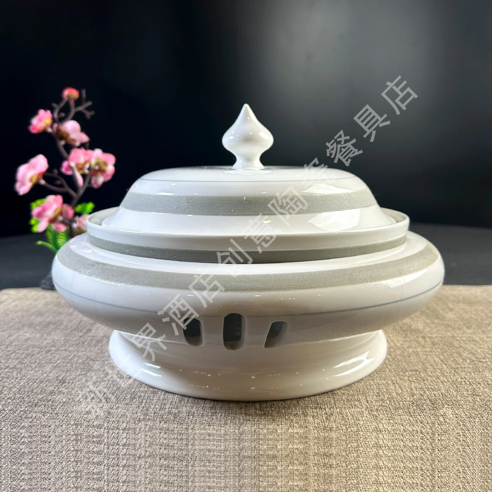 经典格调宫廷加热保温明炉餐盘酒店饭店家用盘子高档餐具品质好物