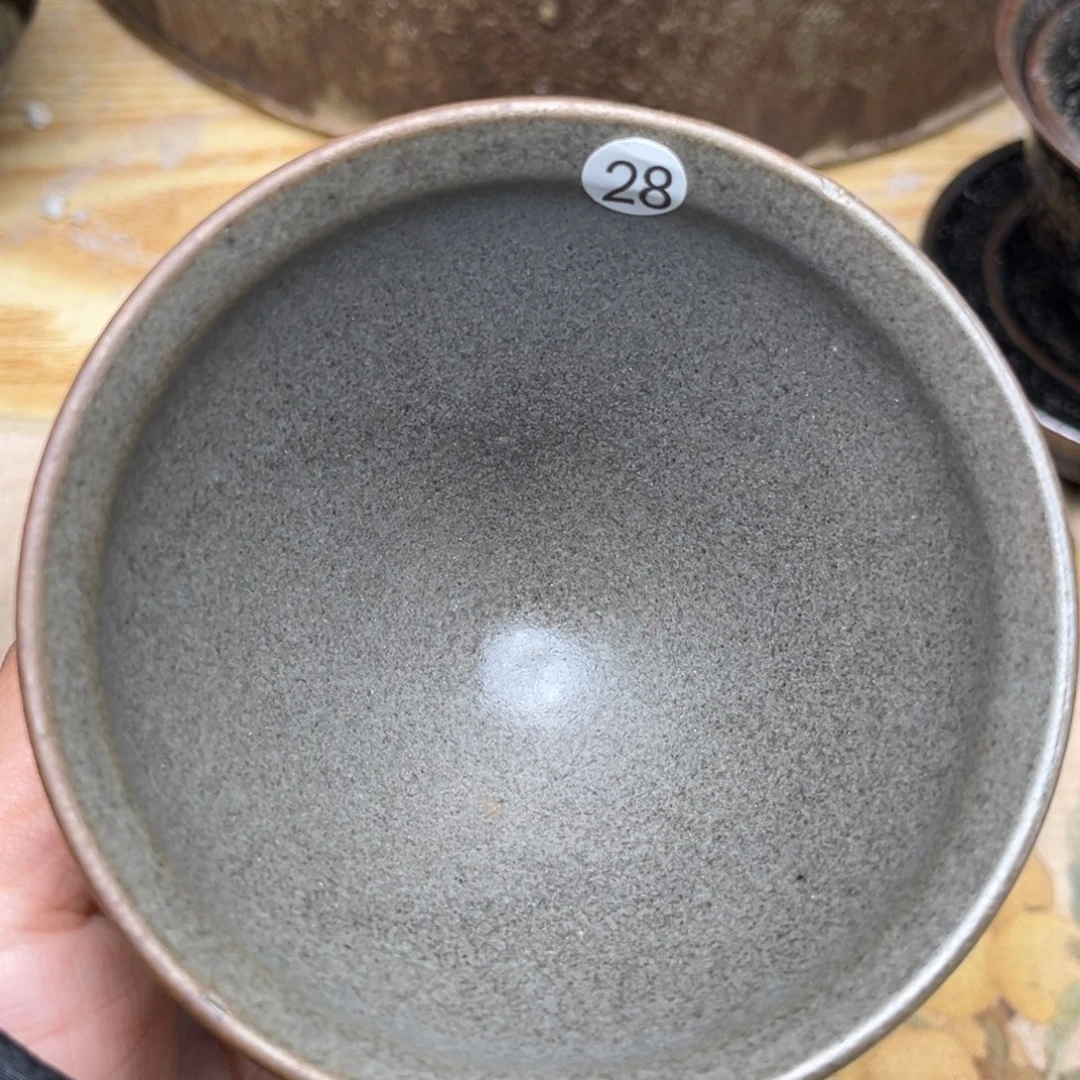 茶盏义兴龙窑坚持真柴烧