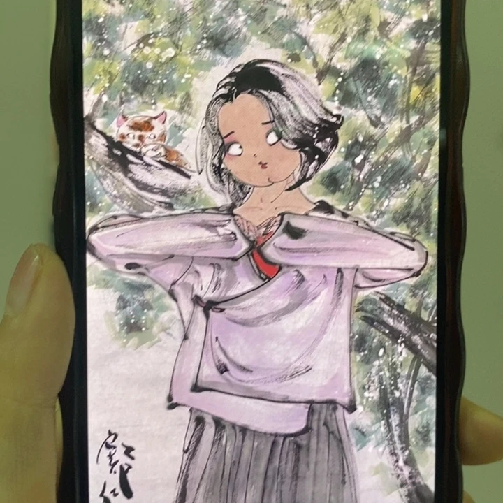 国画亲笔手绘原创