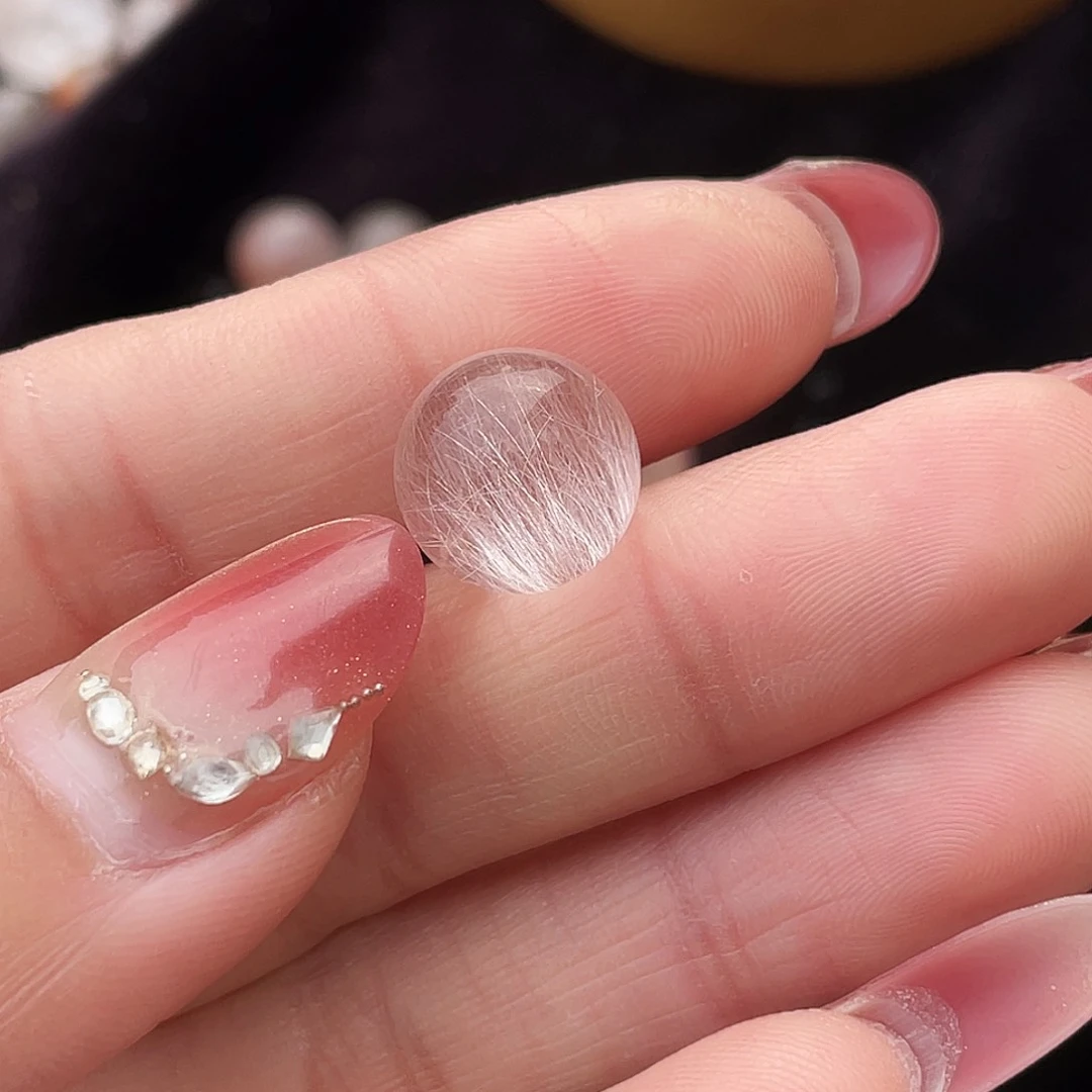 水晶单珠（要求打孔不退不换）未镶嵌*️****