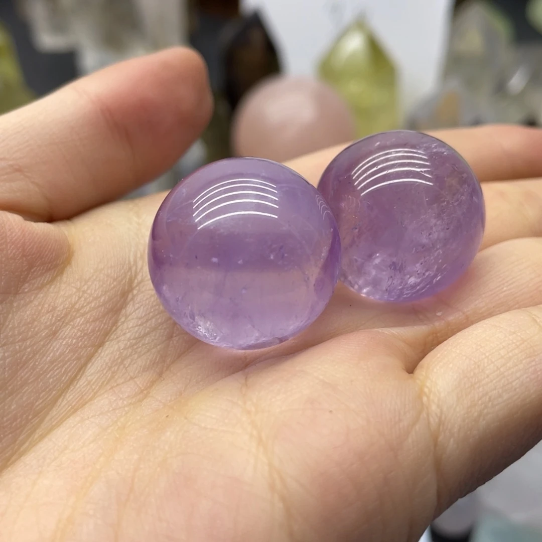 水晶54未镶嵌清**上紫水晶球