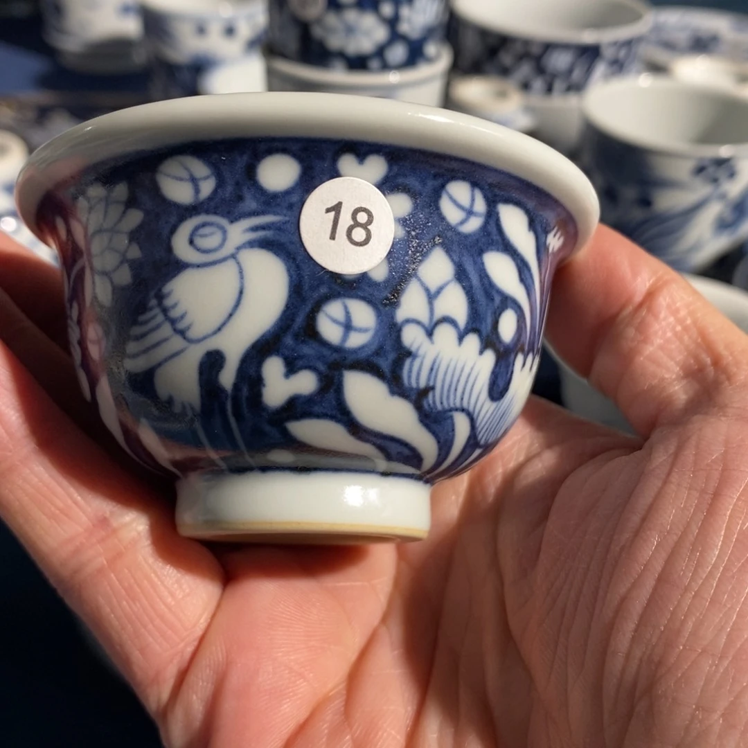 杯@*X清仓特价手绘一鹭压手杯  50cc
