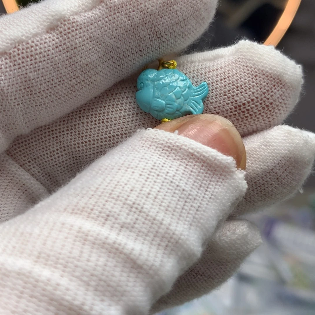 绿松石挂件未镶嵌