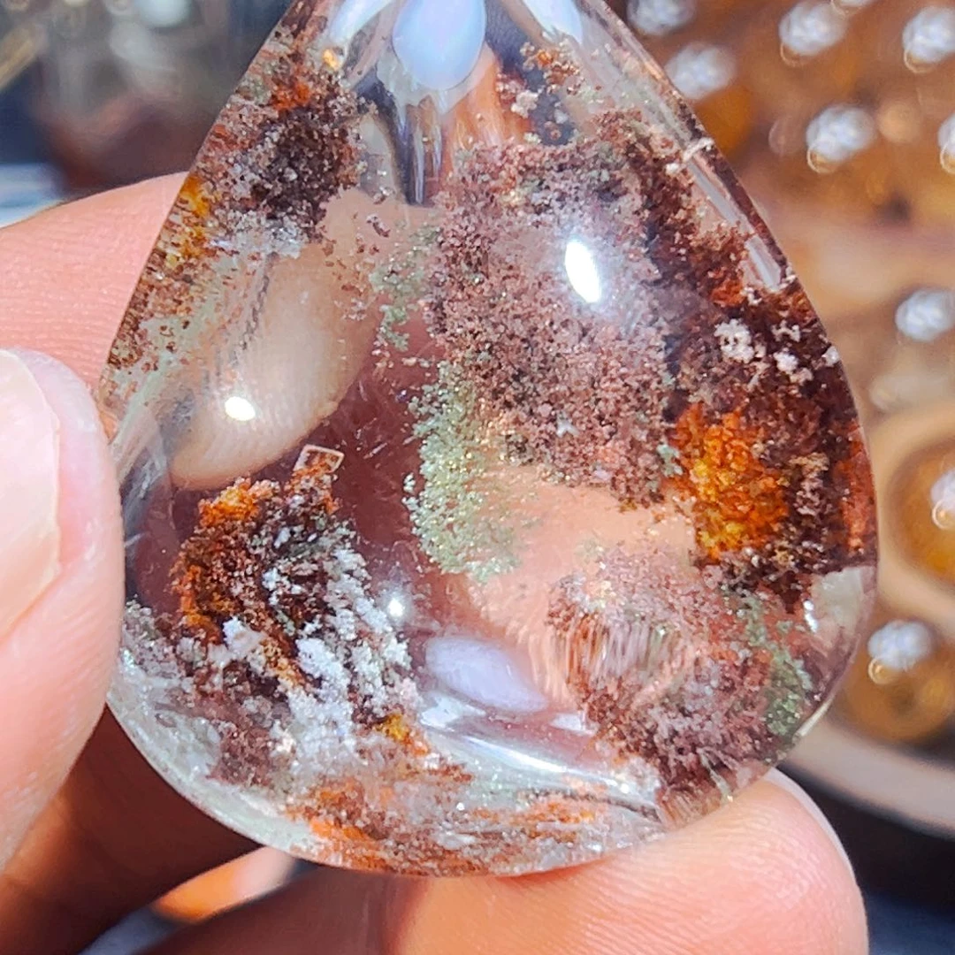 一***酒水晶颈饰未镶嵌水晶63