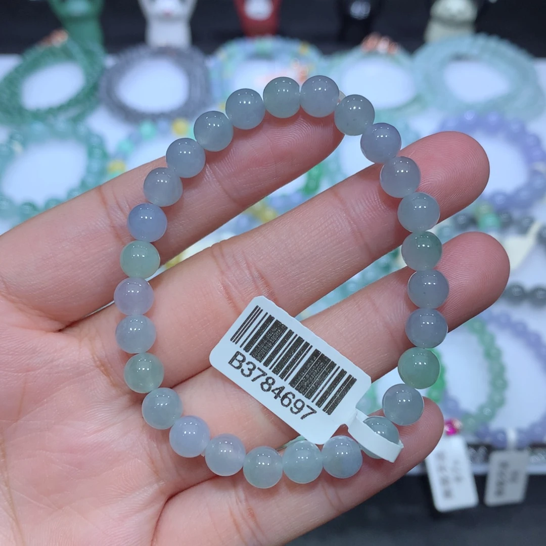 翡翠未镶嵌手串天然