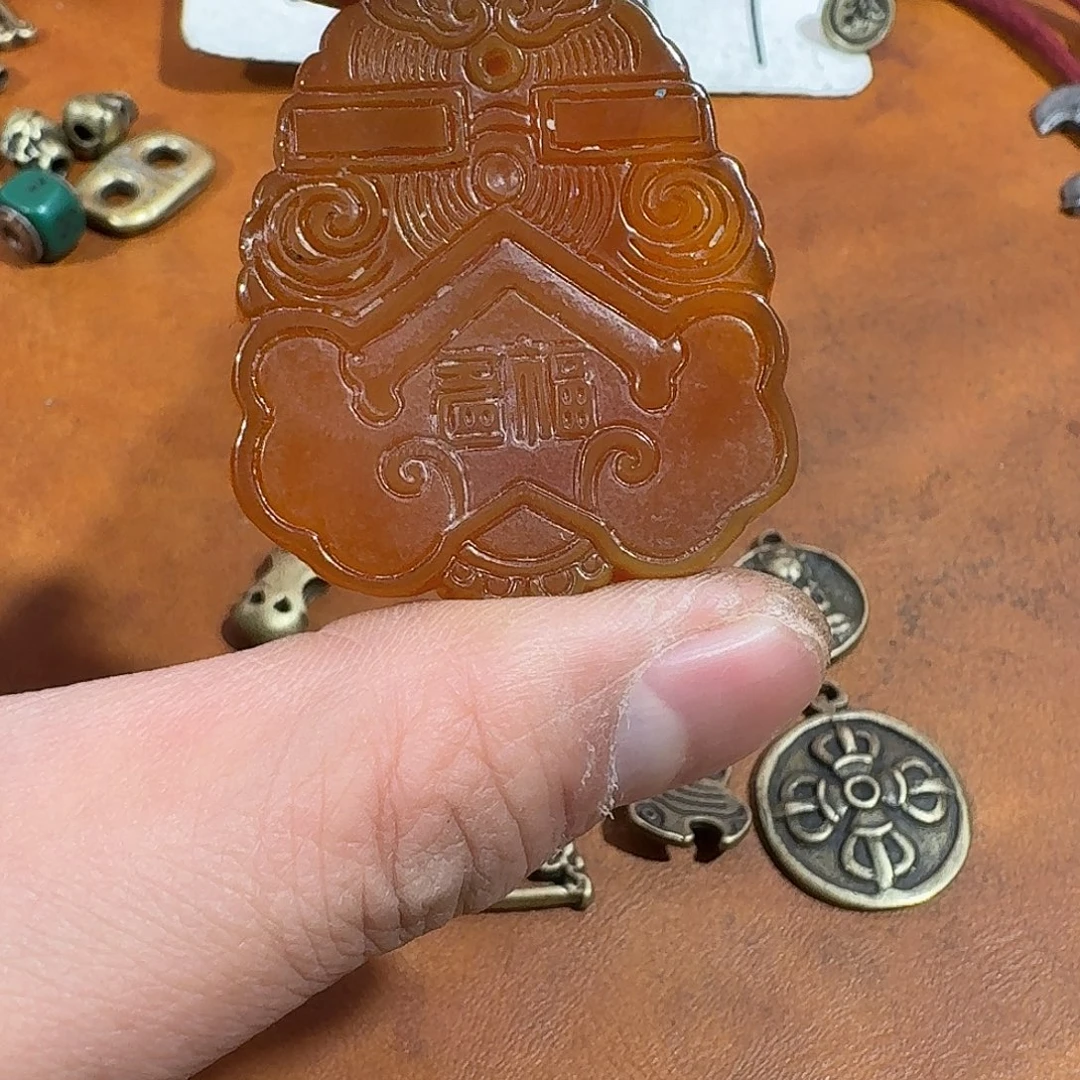 寒***鱼藏传文玩配饰配饰