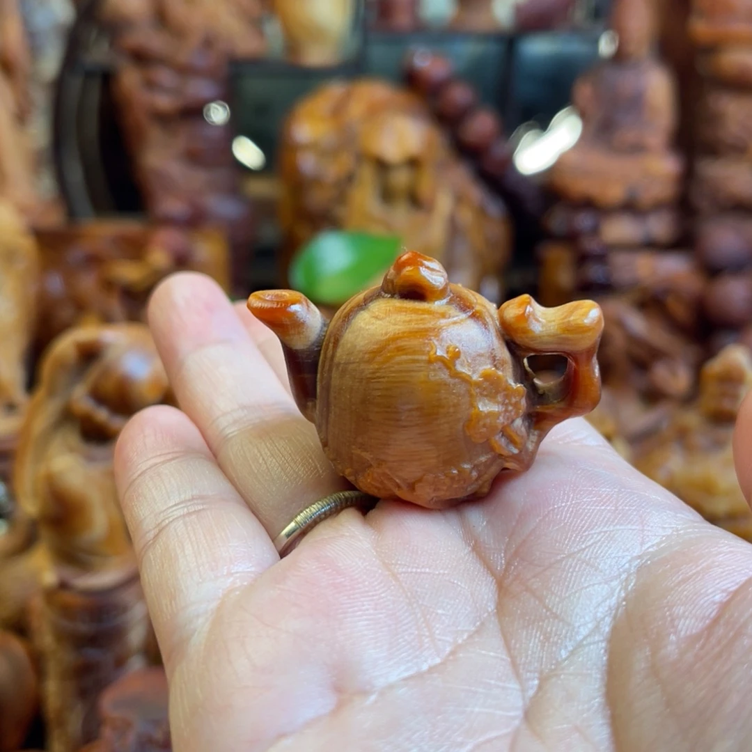 其他松木（琥珀木）瑕把把壶