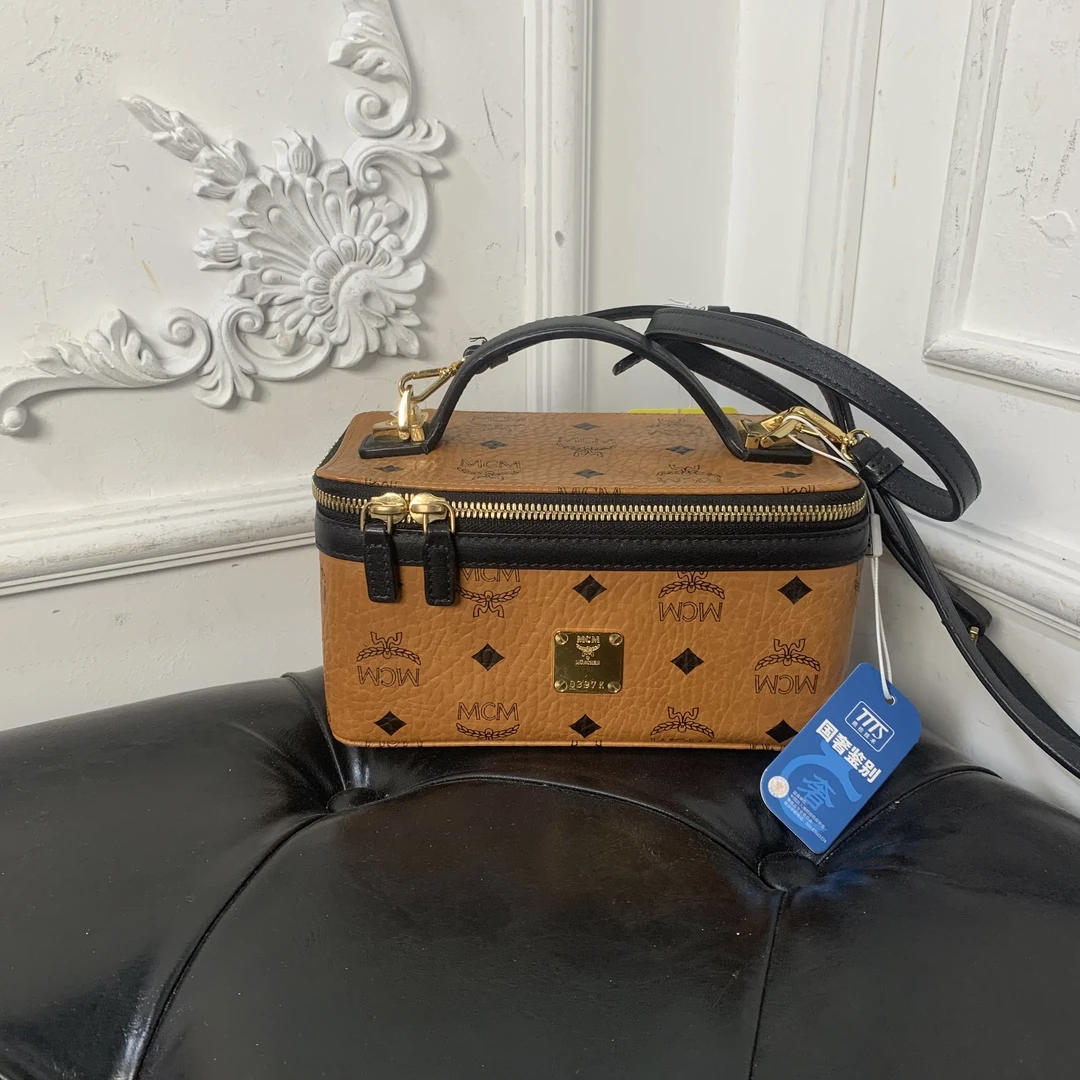 MCM 单肩包 干邑色化妆盒子 mx7035/2502