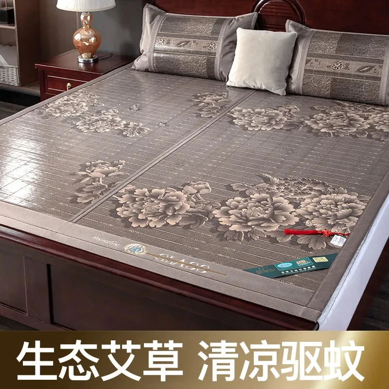 竹青竹子皮家用竹席双面可睡1.8米反面冰丝1.5米光滑无毛刺