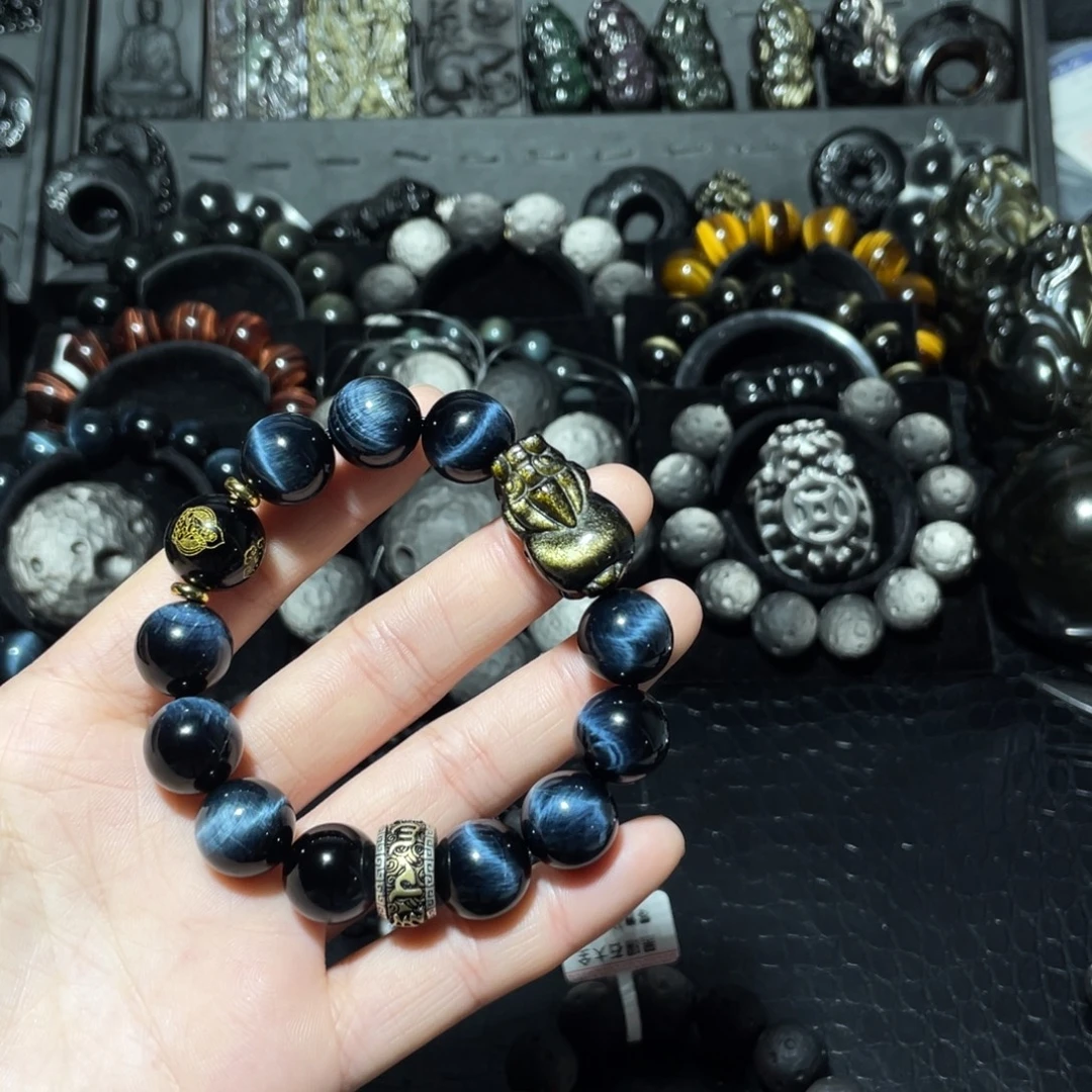 C****黑曜岩未镶嵌珠宝奇石