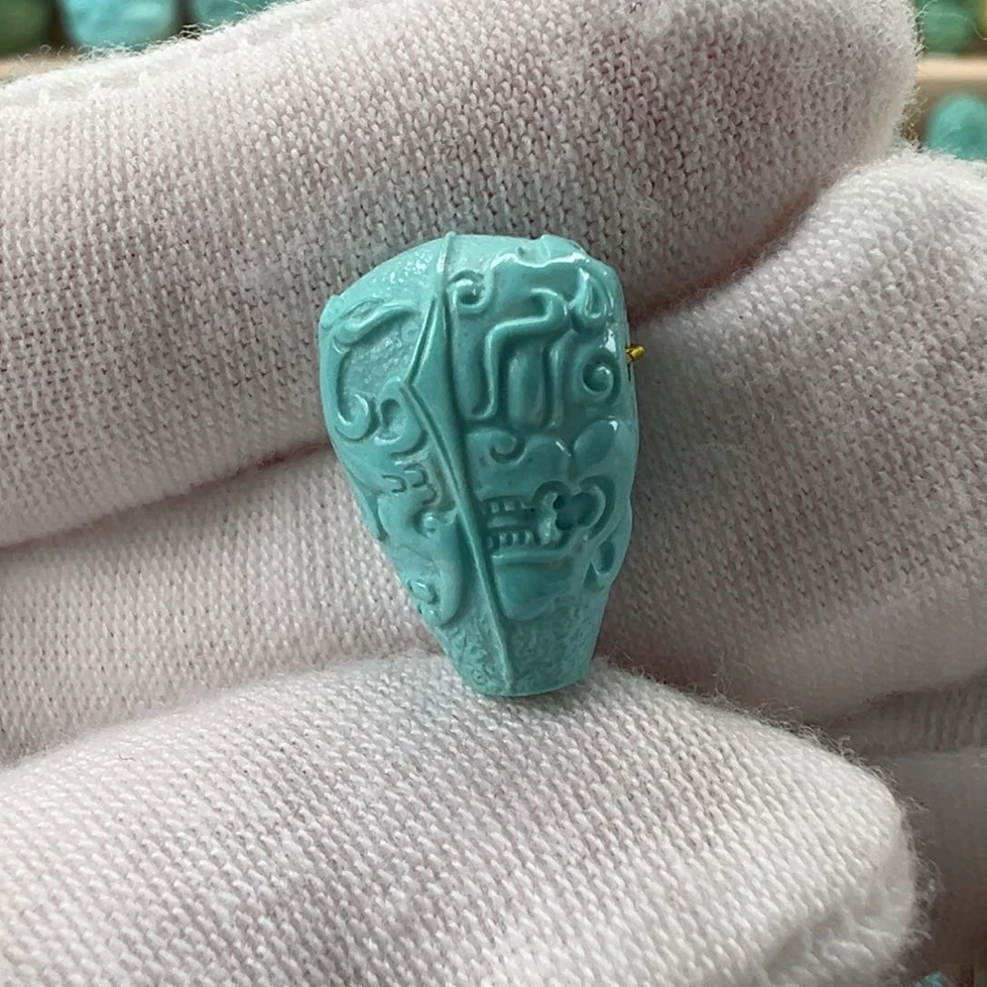 未镶嵌绿松石配饰10mm