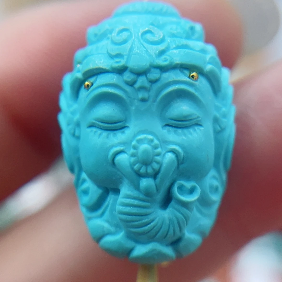 未镶嵌绿松石珠宝奇石