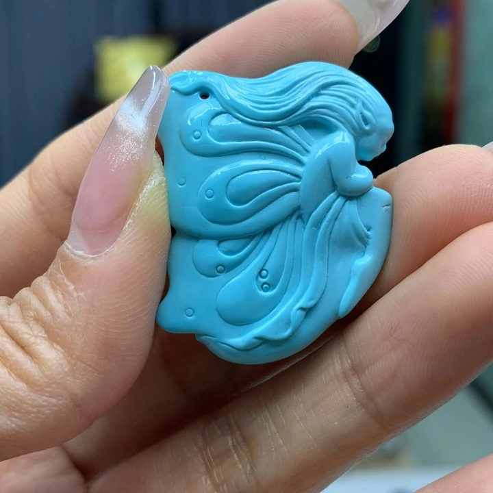 绿松石未镶嵌配饰