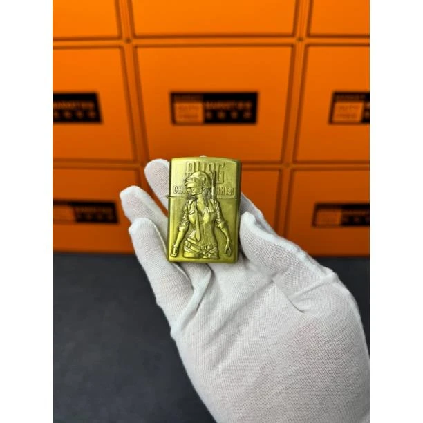 绝地求生浮雕款青铜火机【需自备油】