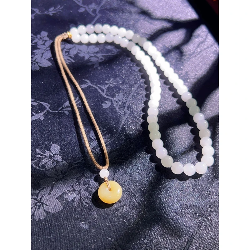 和田玉项链MXS1114-16*多样性发货